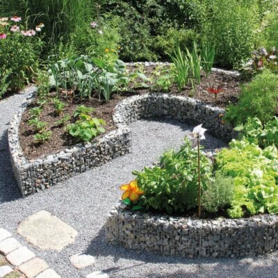 Set muret gabion