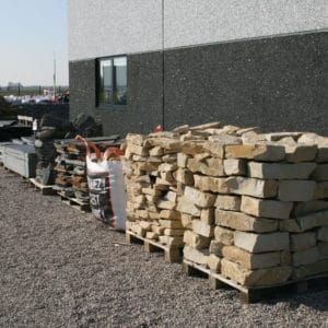 Stock de pierres