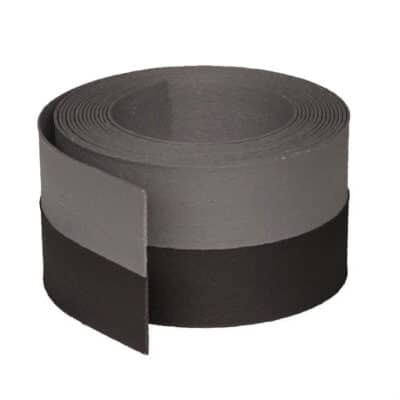 Rouleau bordure plastique grise et noire