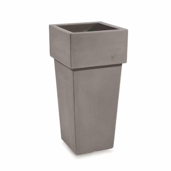 Cache-pot Gemini taupe