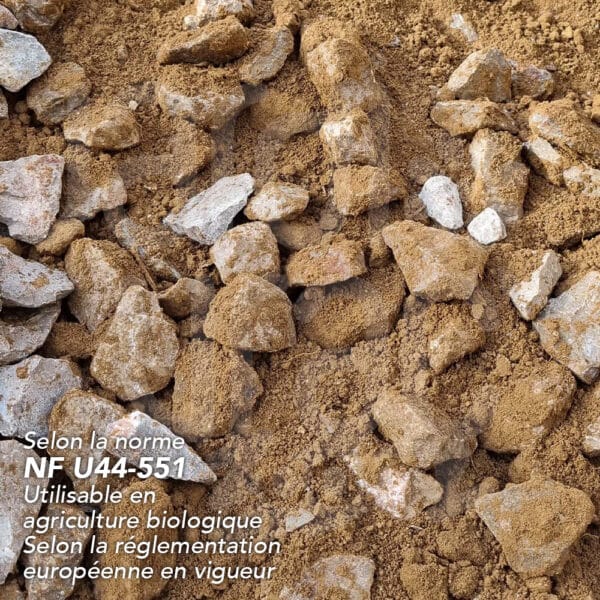 Terrapierre 40 à 70 mm NFU44-551